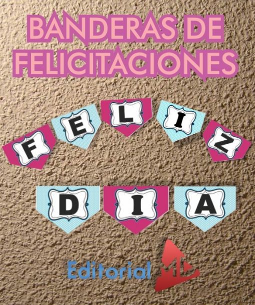 descargar banderines feliz cumpleaños pdf