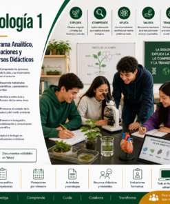 Biología 1° Secundaria NEM 2026-2027 | Programa Analítico, Planeaciones y Recursos Didácticos Editables