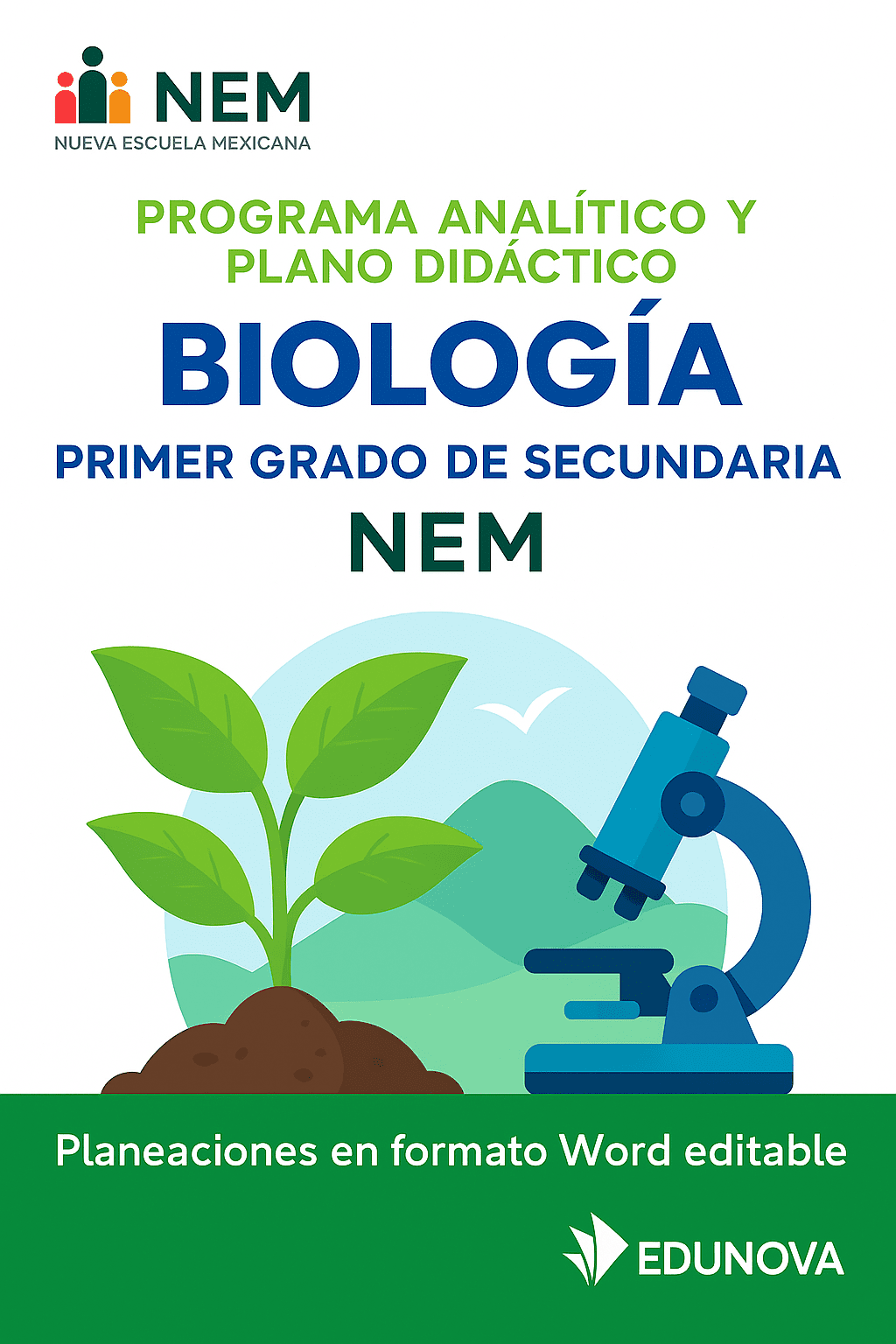 Biología - Programa Analítico y Plano Didáctico - Primer Grado de Secundaria 1 Biología - Programa Analítico y Plano Didáctico - Primer Grado de Secundaria