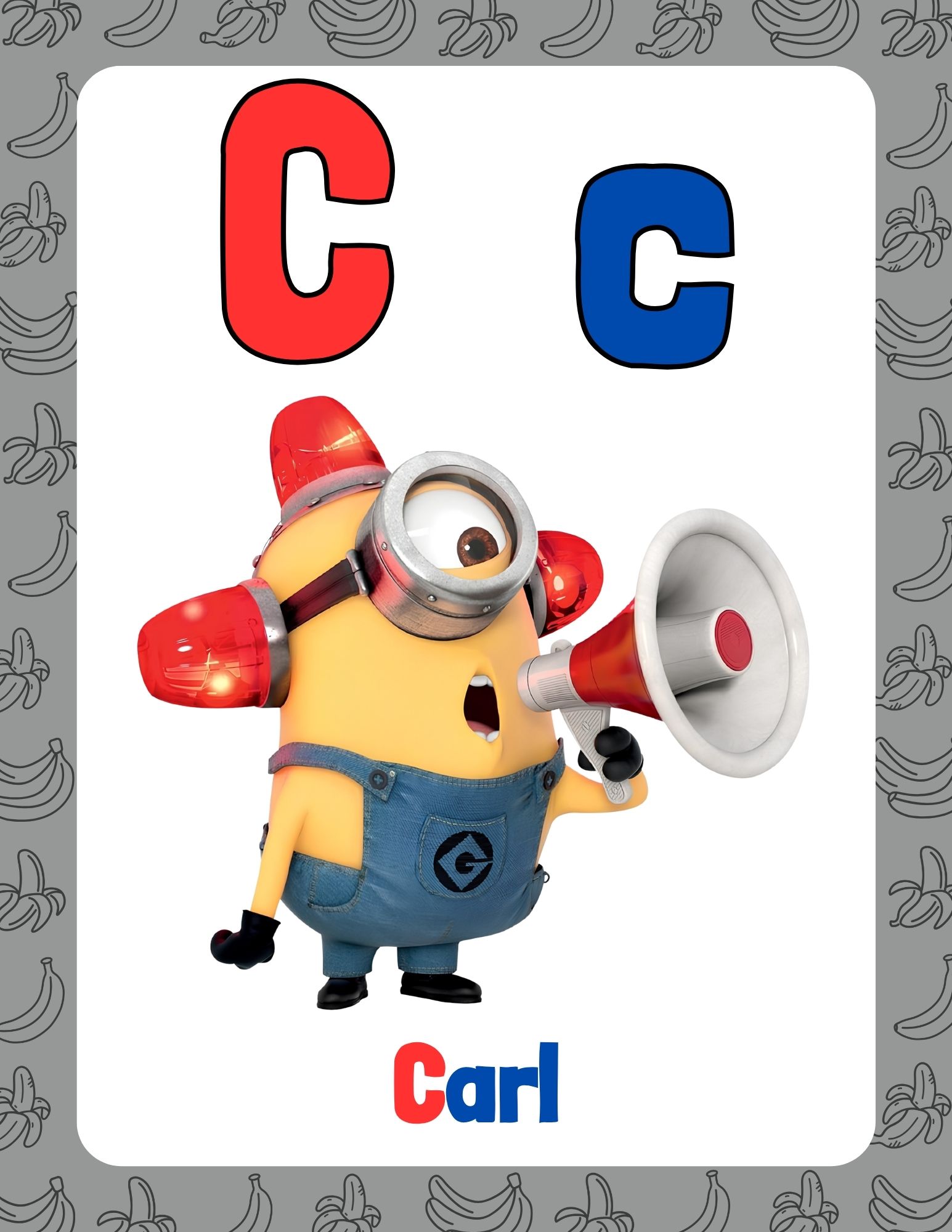 Abecedario temático "Minions" 4 Abecedario temático "Minions" - Imagen 4