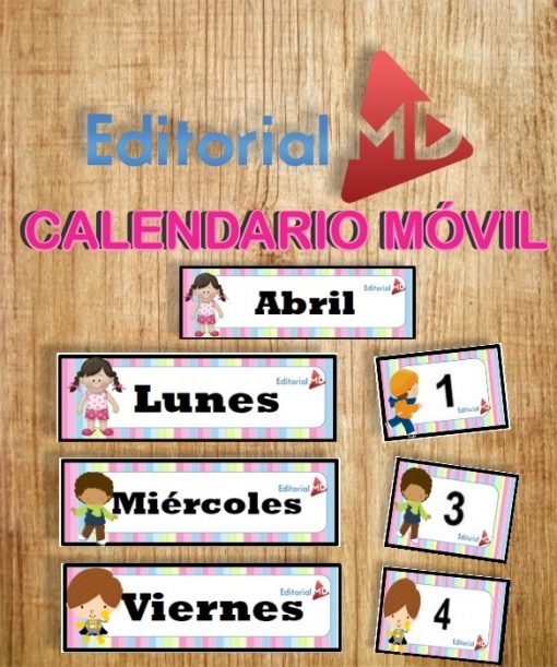 calendario móvil para imprimir movil