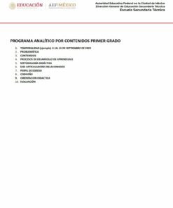 Un documento titulado 