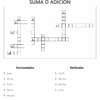 CRUCIGRAMA SUMAS