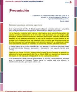 Parte de un documento titulado 