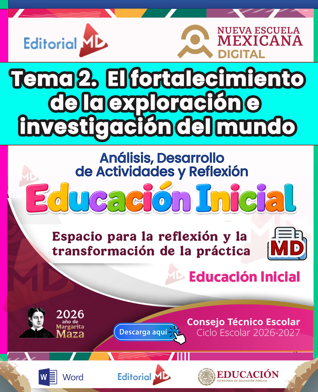 PAQUETE CTE 2026–2027 | EDUCACIÓN INICIAL | TEMAS CONTESTADOS 3 PAQUETE CTE 2026–2027 | EDUCACIÓN INICIAL | TEMAS CONTESTADOS - Imagen 3