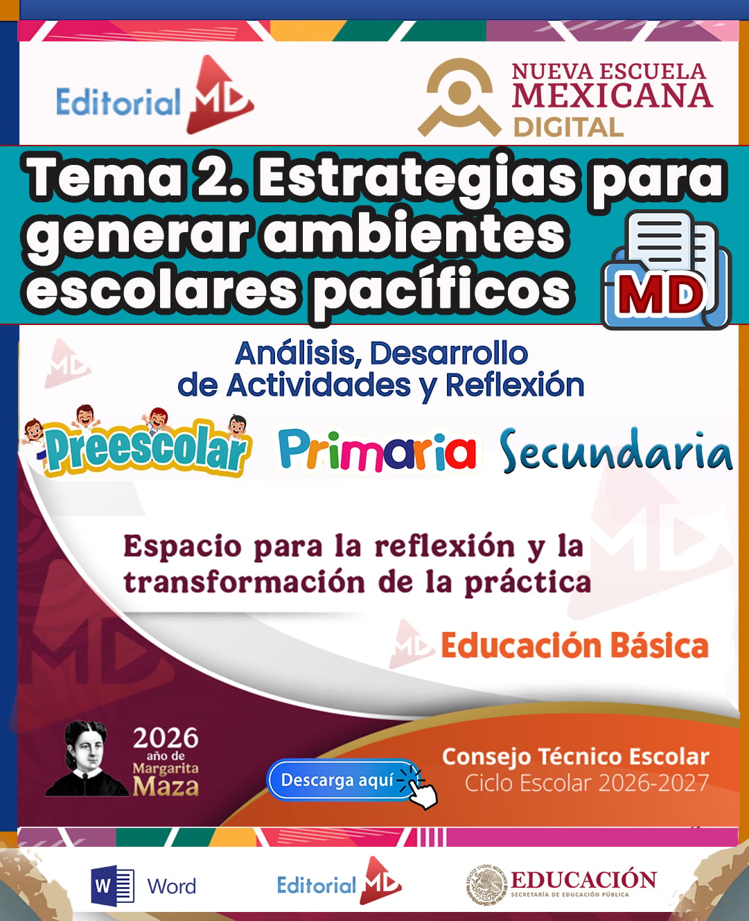 PAQUETE CTE 2026–2027 | EDUCACIÓN BÁSICA (Preescolar, Primaria, Secundaria y Telesecundaria) | 6 TEMAS CONTESTADOS 4 PAQUETE CTE 2026–2027 | EDUCACIÓN BÁSICA (Preescolar, Primaria, Secundaria y Telesecundaria) | 6 TEMAS CONTESTADOS - Imagen 4