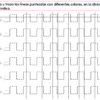 PREESCOLAR 1 CUADERNILLO DE TRABAJO 2026: Hoja colorida con robot a la izquierda y seis filas de líneas punteadas en zigzag desde puntos de colores. Instrucción: 