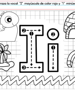 PREESCOLAR 1 CUADERNILLO DE TRABAJO 2026: cuadernillo para preescolar con instrucciones en español para colorear y trazar la 