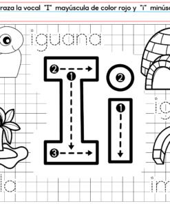 PREESCOLAR 1 CUADERNILLO DE TRABAJO 2026: cuadernillo en español para preescolar con actividades de trazo y coloreo de la letra 