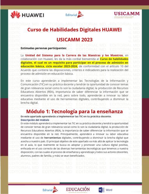 CURSO DE HABILIDADES DIGITALES HUAWEI 2023 EDITORIAL MD page 0002