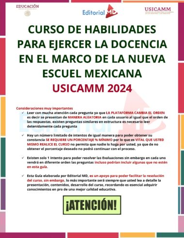 CURSO DE HABILIDADES PARA EJERCER LA DOCENCIA EN EL MARCO DE LA NEM MD 2024 Pagina 1