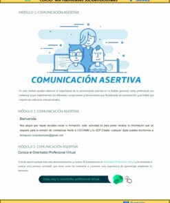 Folleto informativo del programa de capacitación digital titulado 