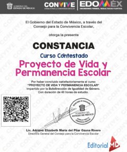 Curso Proyecto de Vida y Permanencia Escolar CONVIVE Contestado