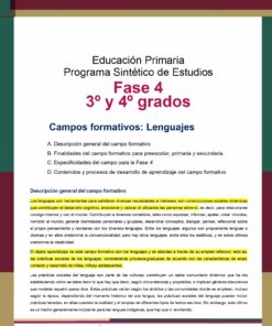 Un documento de la Secretaría de Educación Pública de México titulado 