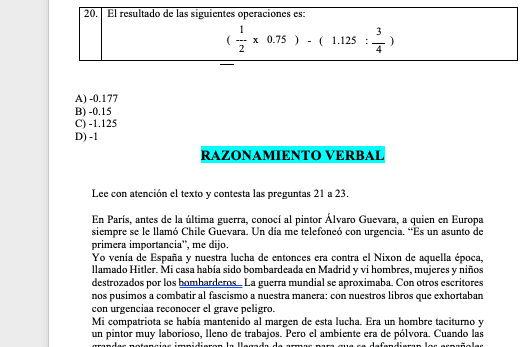 razonamiento verbal