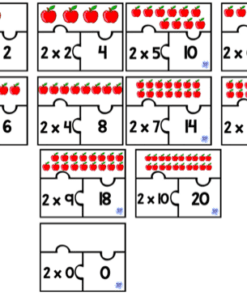 Rompecabezas de tablas de multiplicar Para Niños