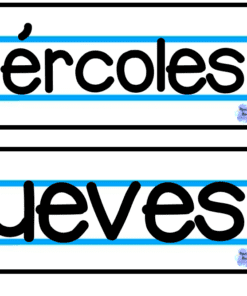 La imagen muestra el estilo de cuaderno de la edición Fecha Flip, con las palabras 