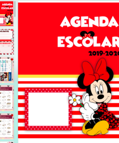 agenda escolar minnie mouse 2019-2020