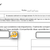 Una hoja de trabajo titulada "Rutina de pensamiento: 'Da uno, recibe uno'" con secciones para el nombre, la fecha, la competencia y campos titulados "Mis datos" y "Los que recibí", cada uno con un emoji sonriente. Las instrucciones figuran en la parte superior.