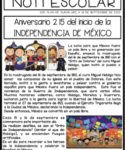 Periodico inicio de la independencia de Mexico