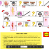 Un colorido juego de mesa sobre el desarrollo embrionario que presenta células, órganos y embriones ilustrados en un camino de "Salida" a "Llegada", con flechas, espacios para preguntas y un cuadro de reglas amarillo en la parte inferior.