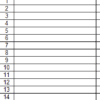 Lista de asistencia Mes de Octubre 8 Una tabla con dos columnas denominadas