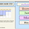 Organizador trimestral en PowerPoint 7 Calendario que proporciona la SEP