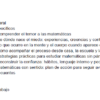 Índice del libro para superar la ansiedad matemática: introducción, siete capítulos, preguntas frecuentes, glosario, conclusión y apéndice.