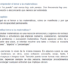 Texto del capítulo «Entender la ansiedad matemática», en el que se define este bloqueo emocional ante los números y la lógica, así como sus síntomas.