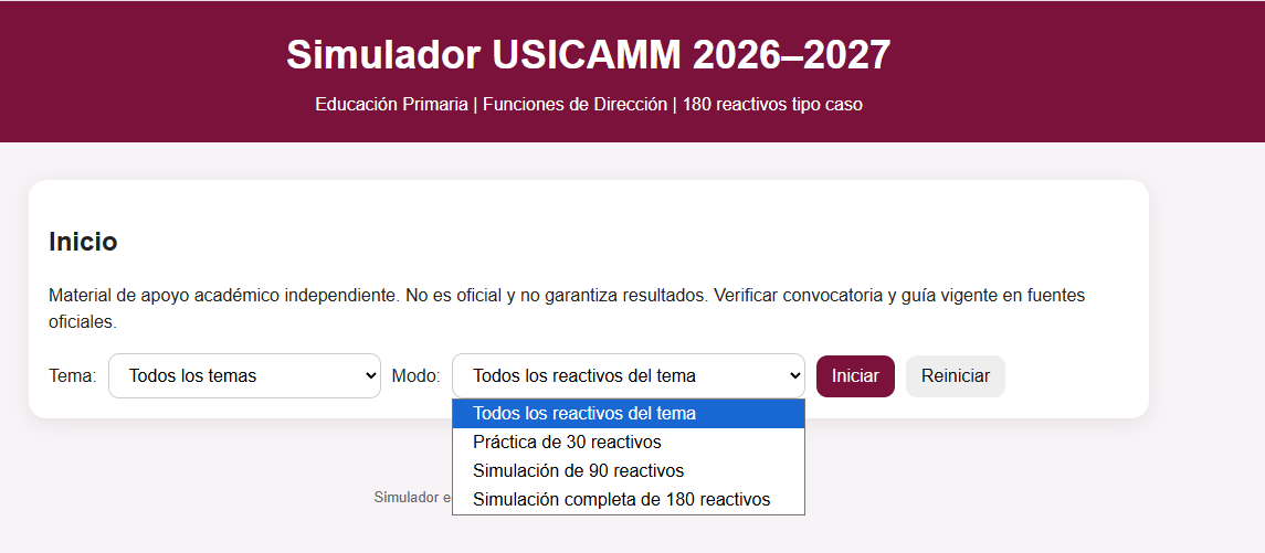 Guía + Simulador Promoción Horizontal USICAMM 2026–2027 | Educación Primaria | Funciones de Dirección 4 Guía + Simulador Promoción Horizontal USICAMM 2026–2027 | Educación Primaria | Funciones de Dirección - Image 4