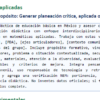 120 Prompt´s de Calidad Premium para la Elaboración de Planeaciones Didácticas 15 Guía para planificar clases de matemáticas aplicadas en secundaria en el marco del plan «Nueva Escuela Mexicana».
