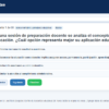 Mega Pack Promoción Horizontal Educación Básica: Guía Completa + Simuladores Offline + Flashcards + Plantilla Visual 14 Pregunta de examen virtual sobre el derecho a la educación con barra de progreso y opciones de respuesta múltiple.