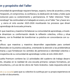 Paquete Premium Taller Intensivo para Personal Docente Julio 2026 7 Captura de pantalla 2026 07 11 161548