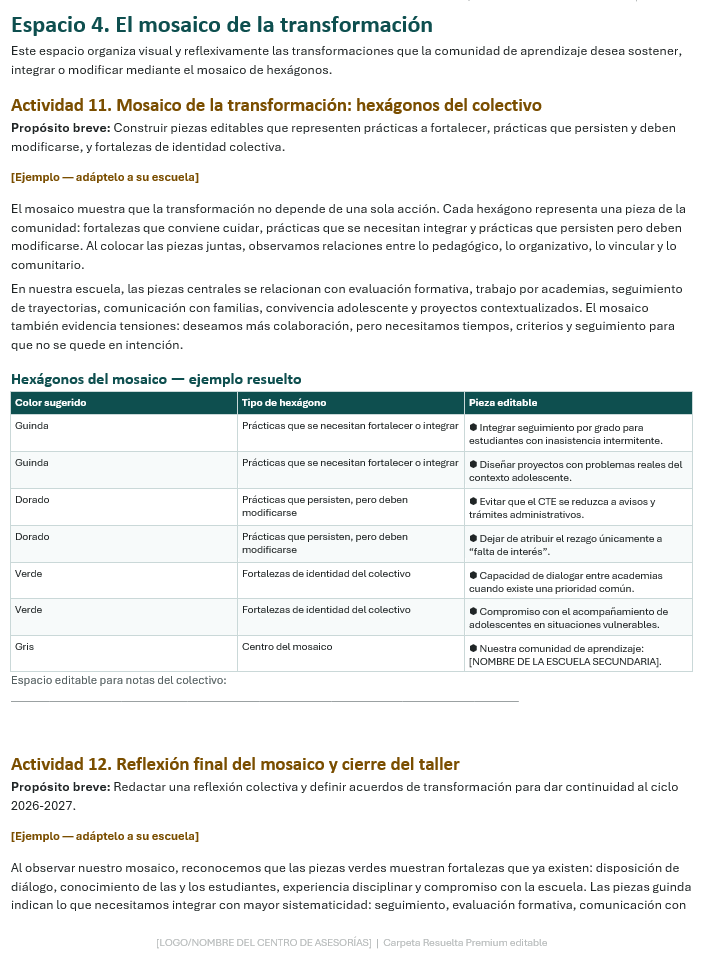 Paquete Premium Taller Intensivo para Personal Docente Julio 2026 6 Paquete Premium Taller Intensivo para Personal Docente Julio 2026 - Image 6