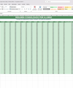 Sistema Profesional de Seguimiento de Tareas para 1.º de Primaria | Excel Automatizado NEM 2022 14 Captura de pantalla 2026 08 04 211216
