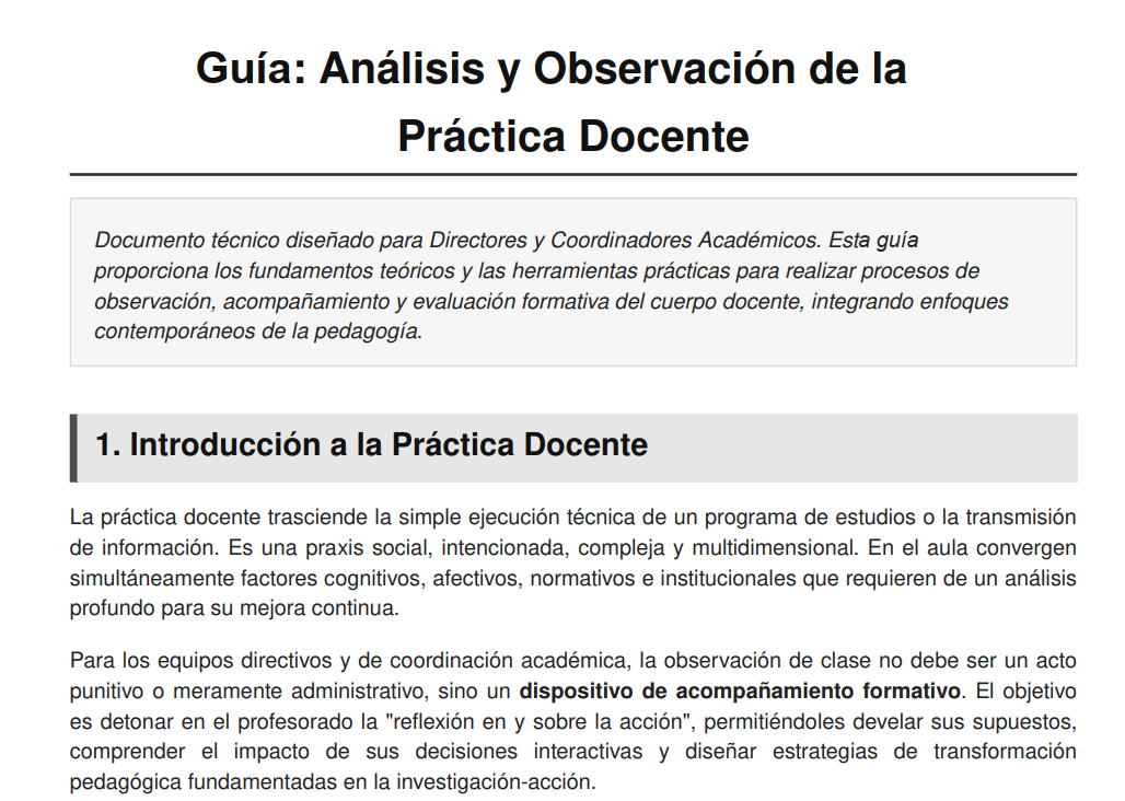 Guía para el Análisis y Observación de la Práctica Docente 2 Guía para el Análisis y Observación de la Práctica Docente - Imagen 2