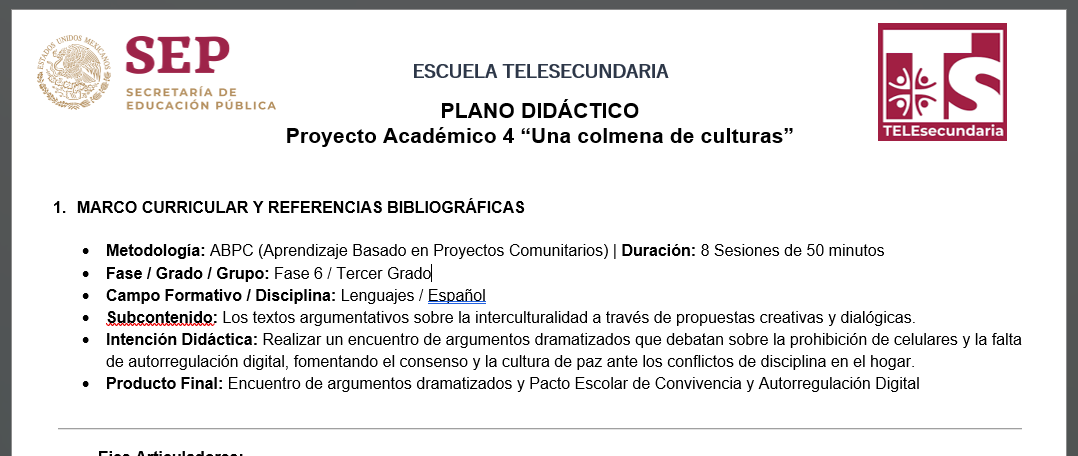 PROYECTO ACADÉMICO 4: UNA COLMENA DE CULTURAS - LENGUAJES 1 PROYECTO ACADÉMICO 4: UNA COLMENA DE CULTURAS - LENGUAJES