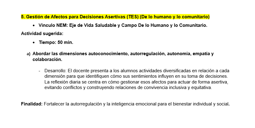 Estructura de la Planeación de Actividades Permanentes para 3° grado de Telesecundaria 3 Estructura de la Planeación de Actividades Permanentes para 3° grado de Telesecundaria - Imagen 3