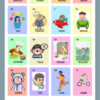 Lotería de Verbos Irregulares | Simple Past