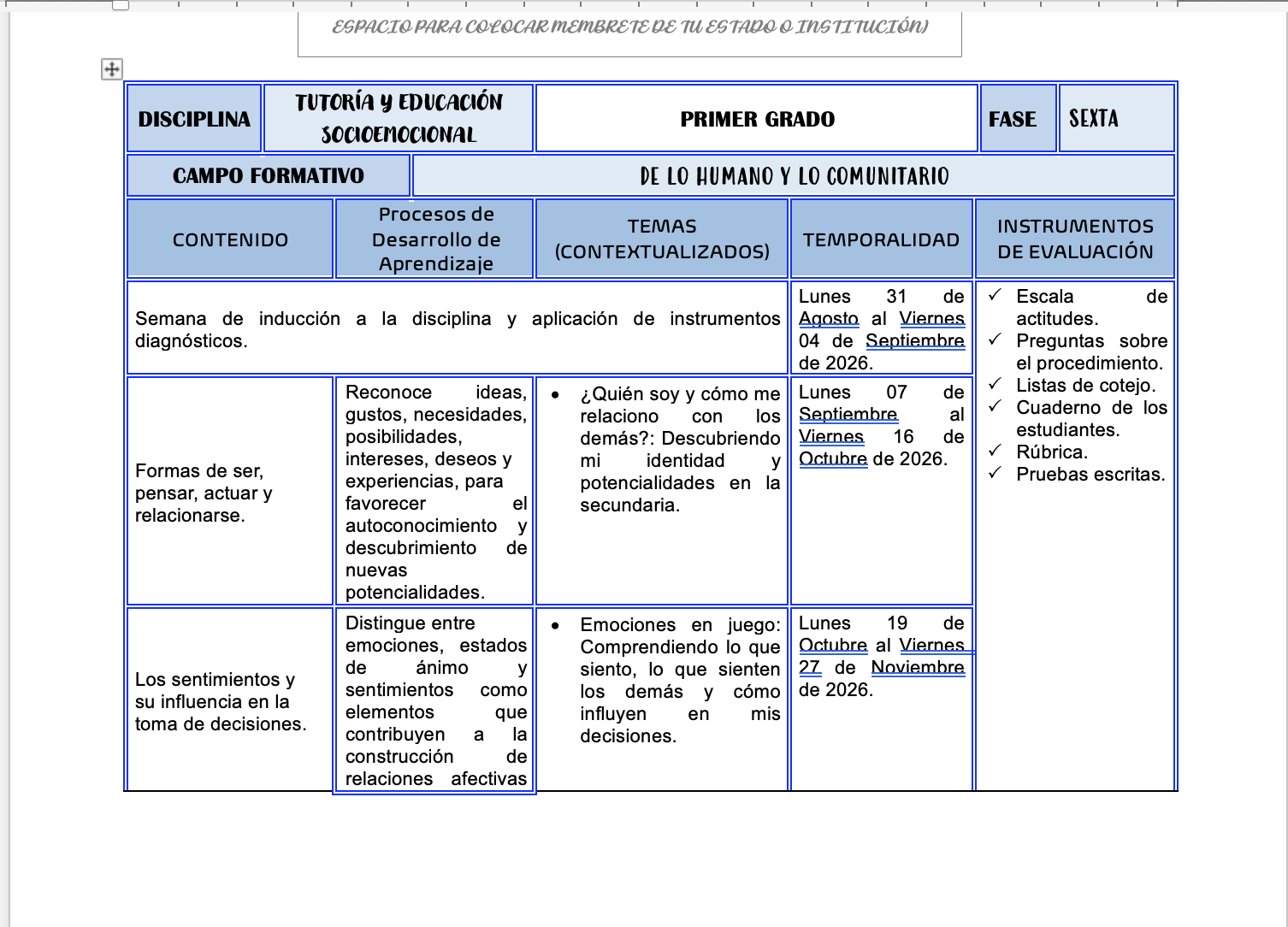 Paquete de Planeaciones anuales, Secundaria, Disciplina Tutoría I 17 Paquete de Planeaciones anuales, Secundaria, Disciplina Tutoría I - Imagen 17