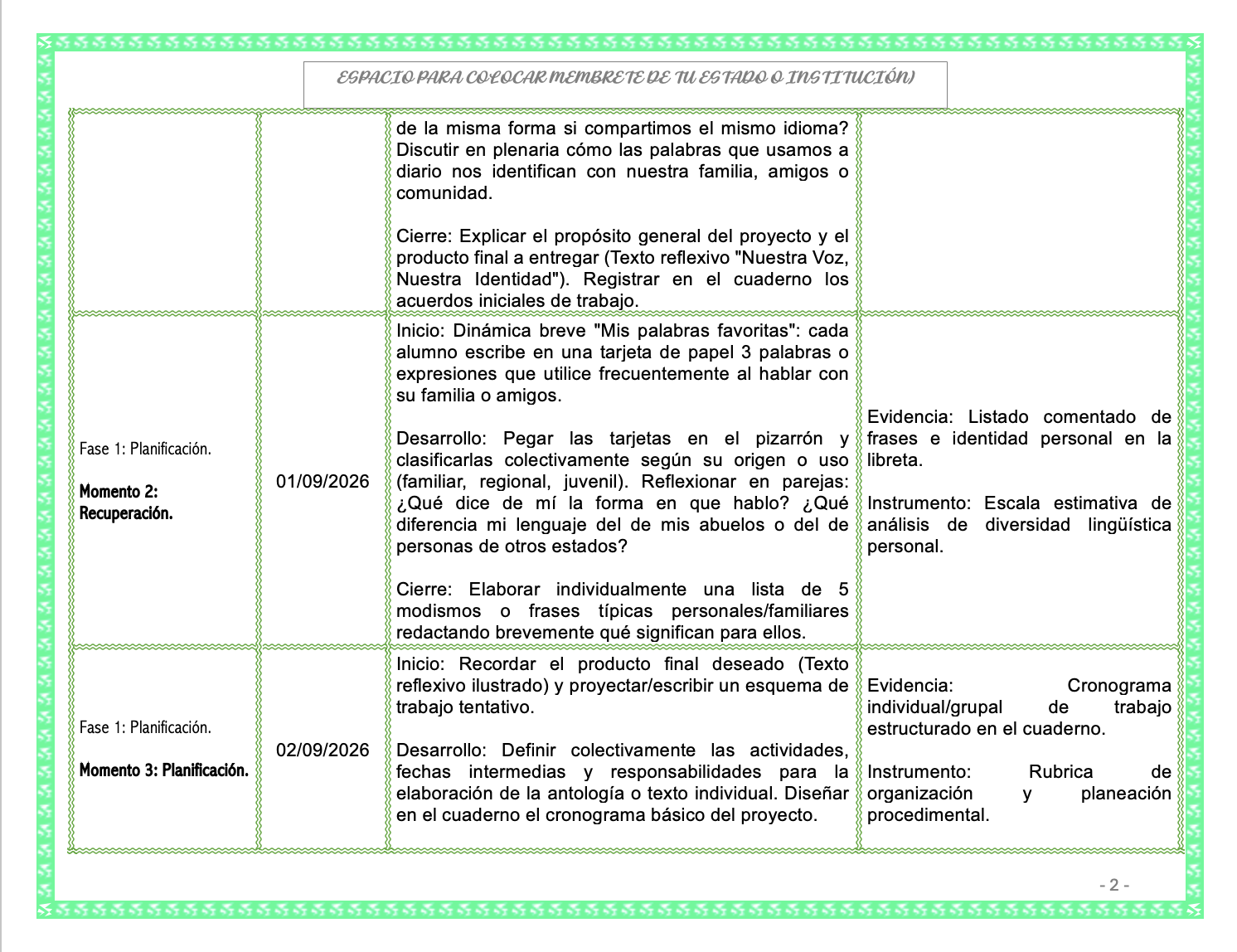 Paquete de Planeaciones anuales, Secundaria, Disciplina Lengua Materna Español I 7 Paquete de Planeaciones anuales, Secundaria, Disciplina Lengua Materna Español I - Imagen 7