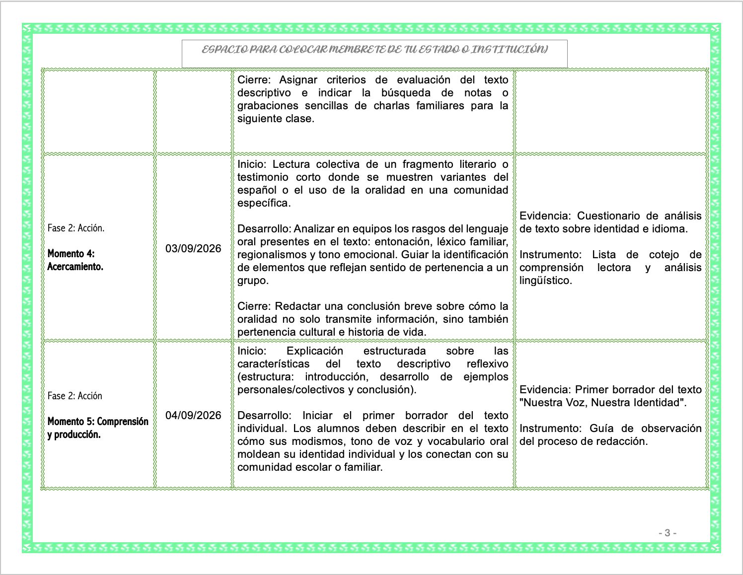 Paquete de Planeaciones anuales, Secundaria, Disciplina Lengua Materna Español I 8 Paquete de Planeaciones anuales, Secundaria, Disciplina Lengua Materna Español I - Imagen 8