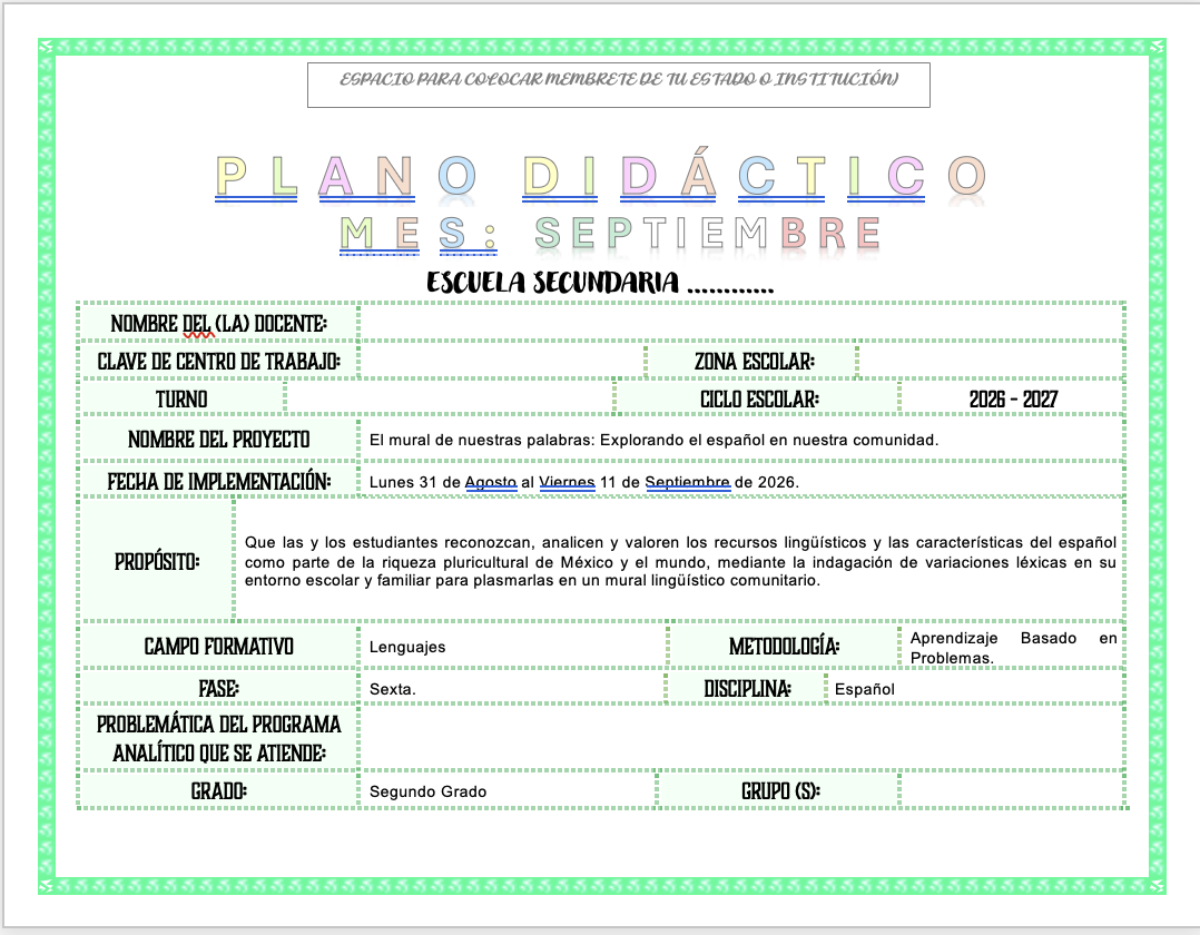 Paquete de Planeaciones anuales, Secundaria, Disciplina Lengua Materna Español II 5 Paquete de Planeaciones anuales, Secundaria, Disciplina Lengua Materna Español II - Imagen 5