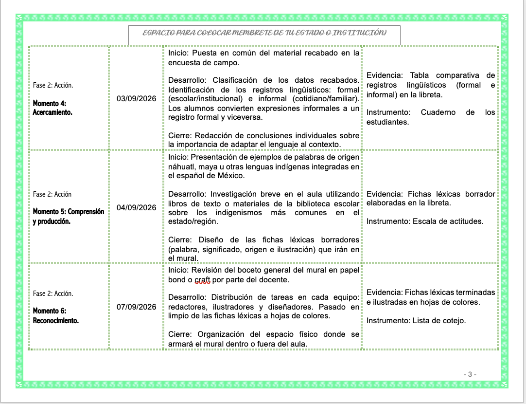 Paquete de Planeaciones anuales, Secundaria, Disciplina Lengua Materna Español II 8 Paquete de Planeaciones anuales, Secundaria, Disciplina Lengua Materna Español II - Imagen 8
