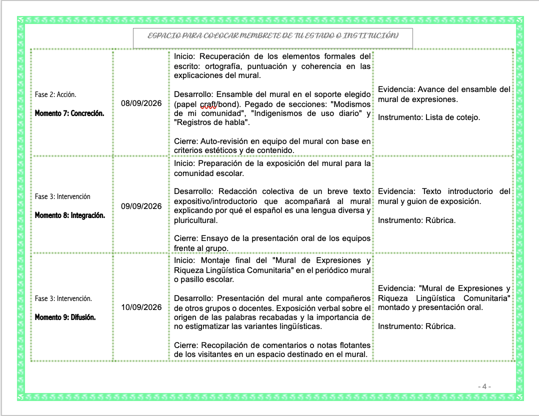 Paquete de Planeaciones anuales, Secundaria, Disciplina Lengua Materna Español II 9 Paquete de Planeaciones anuales, Secundaria, Disciplina Lengua Materna Español II - Imagen 9