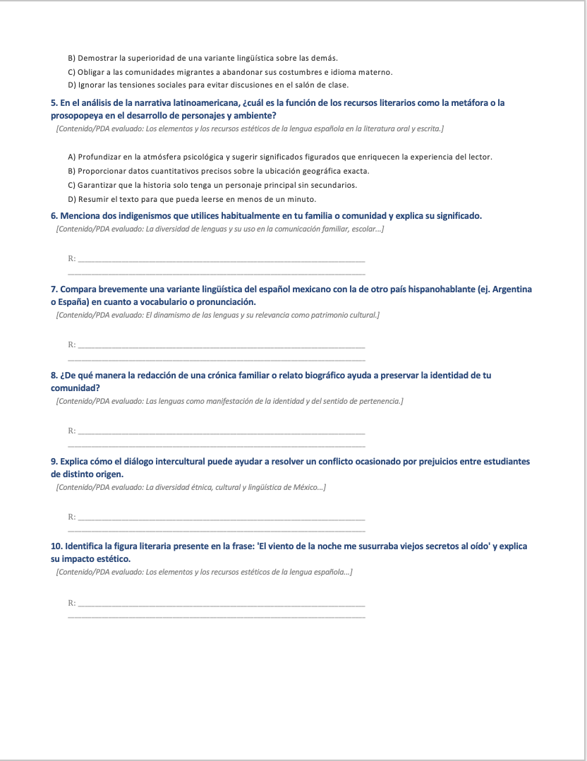Paquete de Planeaciones anuales, Secundaria, Disciplina Lengua Materna Español II 15 Paquete de Planeaciones anuales, Secundaria, Disciplina Lengua Materna Español II - Imagen 15