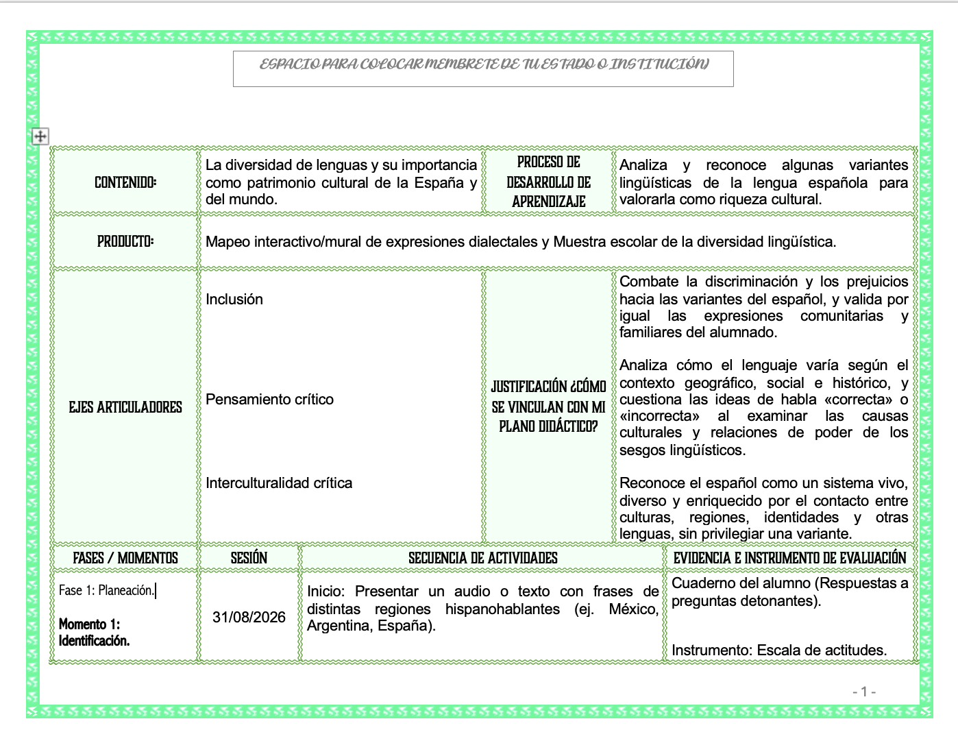 Paquete de Planeaciones anuales, Secundaria, Disciplina Lengua Materna Español III 6 Paquete de Planeaciones anuales, Secundaria, Disciplina Lengua Materna Español III - Imagen 6