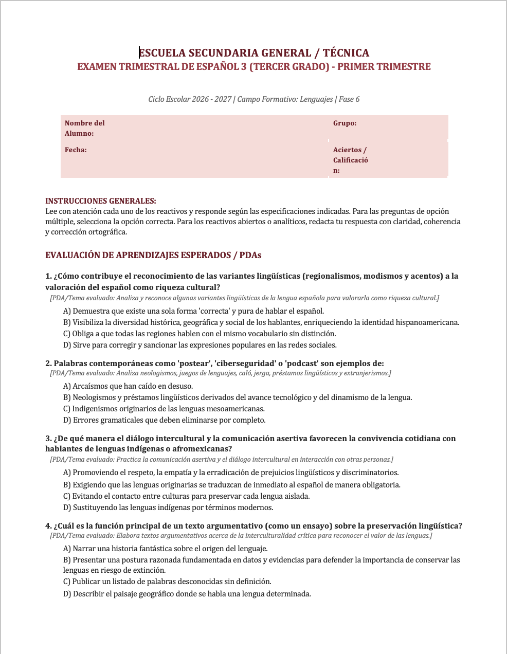 Paquete de Planeaciones anuales, Secundaria, Disciplina Lengua Materna Español III 12 Paquete de Planeaciones anuales, Secundaria, Disciplina Lengua Materna Español III - Imagen 12