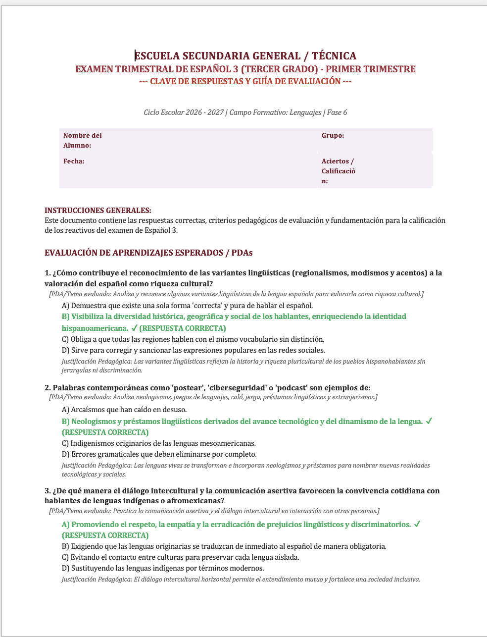 Paquete de Planeaciones anuales, Secundaria, Disciplina Lengua Materna Español III 14 Paquete de Planeaciones anuales, Secundaria, Disciplina Lengua Materna Español III - Imagen 14