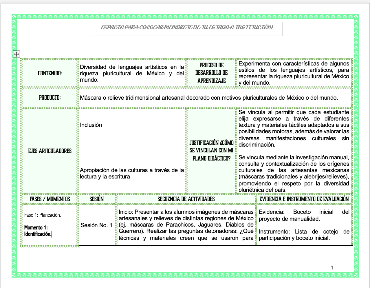 Paquete de Planeaciones anuales, Secundaria, Disciplina Artes III 6 Paquete de Planeaciones anuales, Secundaria, Disciplina Artes III - Imagen 6